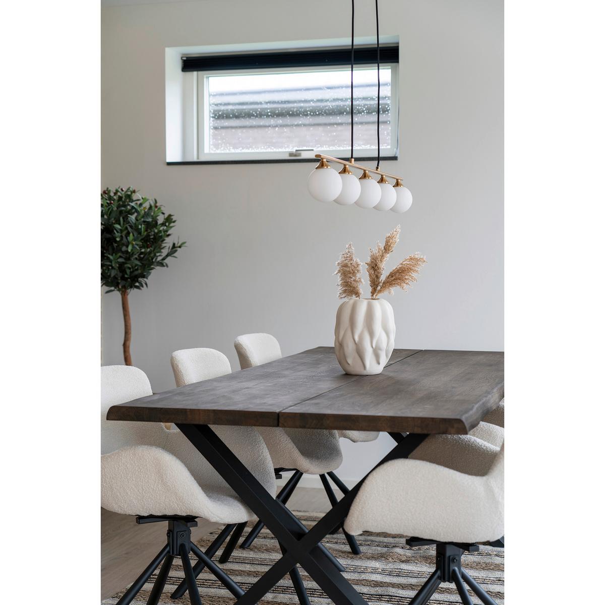 Vase Beige - Beige, Design, Keramik (19.5/26/19.5cm)