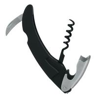 Pincér Dugóhúzó Elite - fekete/piros, Basics, fém (6,8/22,7/1,8cm) - Metaltex