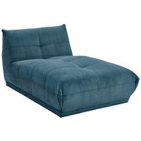 Modul Sofa Giselle Ottomane Petrol - Petrol, Trend, Textil (105/80/185cm) - Livetastic
