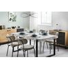 STOL LEA - beige/svart, Modern, metall/trä (51/82/63cm) - Bessagi Home