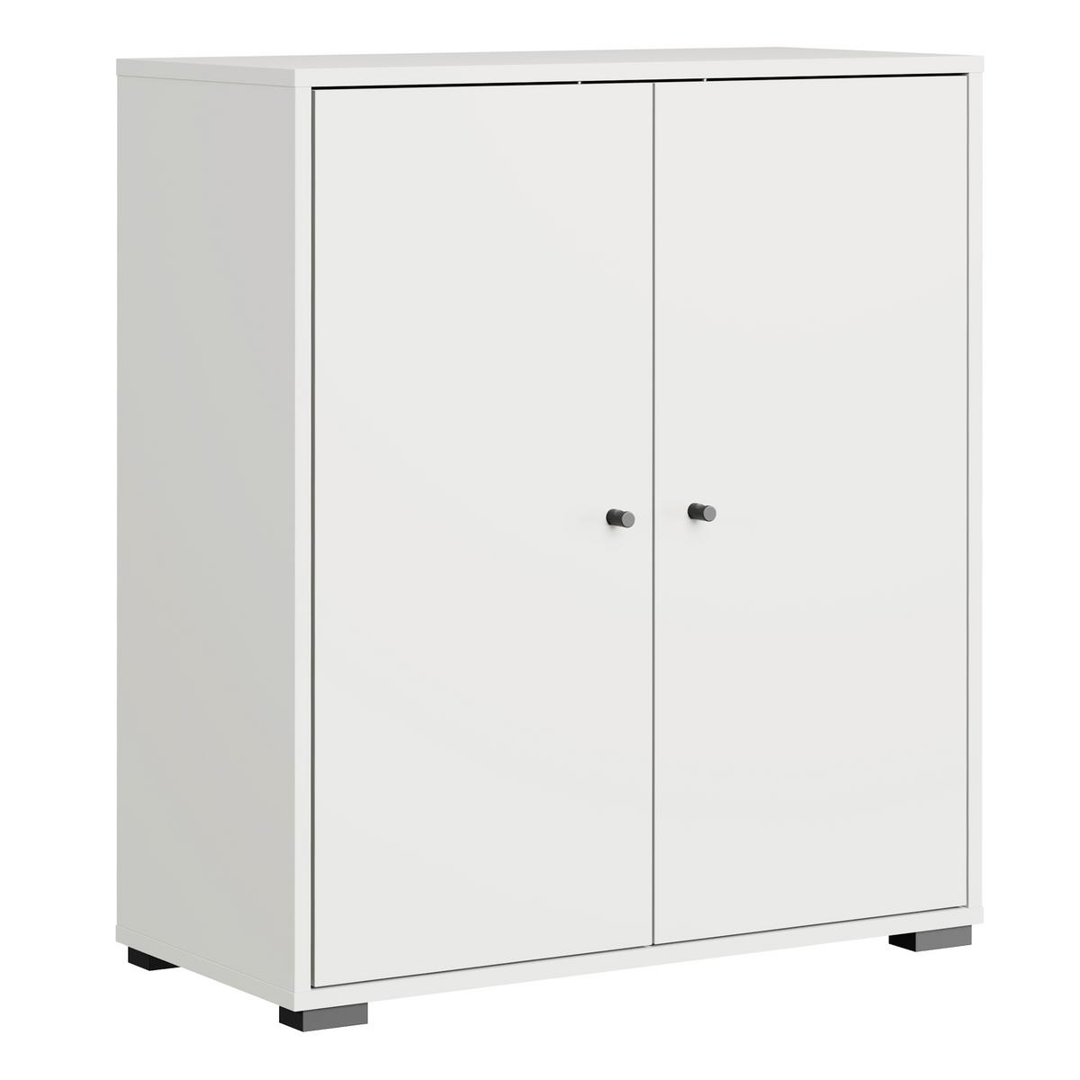 Omara Za Čevlje Dino, Bela - črna/bela, Basics, kovina/umetna masa (70/80/33cm) - P & B