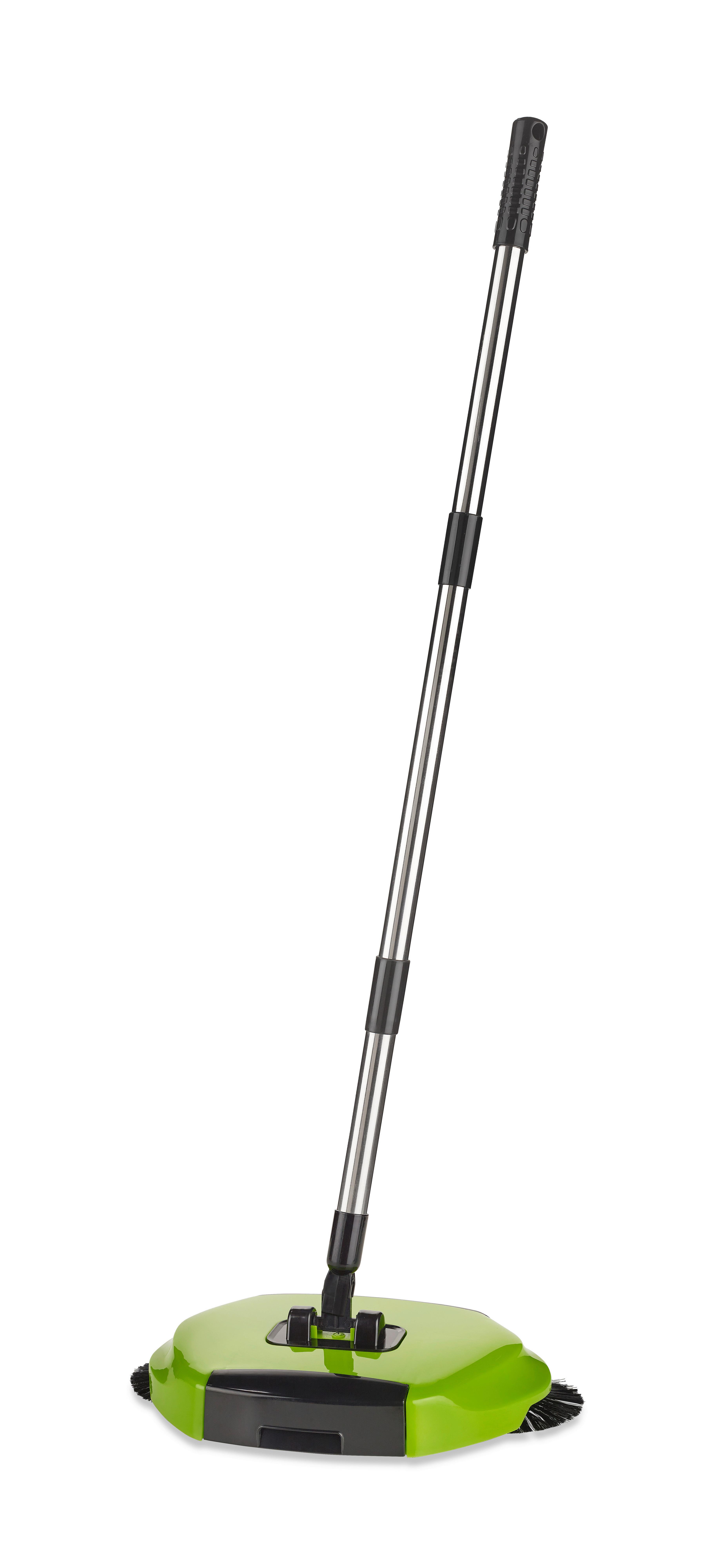 Szőnyegseprű Cookie - fekete/ezüstszínű, műanyag/fém (31/19,5/99cm) - Modern Living