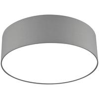 Deckenleuchte Stoffi  max. 25 Watt - Grau, Modern, Kunststoff/Textil (40/15cm) - Mömax