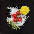 Glasbild Italiana Pasta, ca.20x20x1,7cm - Multicolor, MODERN, Glas (20/20/1,70cm) - MÖMAX modern living