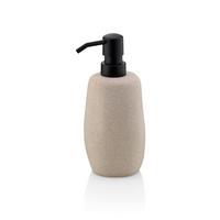 DOZOWNIK NA MYDŁO 23680 - beżowy, Basics, kamień (7,5/7,5/18cm) - Kela