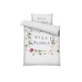 Posteljnina Wild Flower - roza/bela, Romantika, tekstil (140/200cm) - MÖMAX modern living