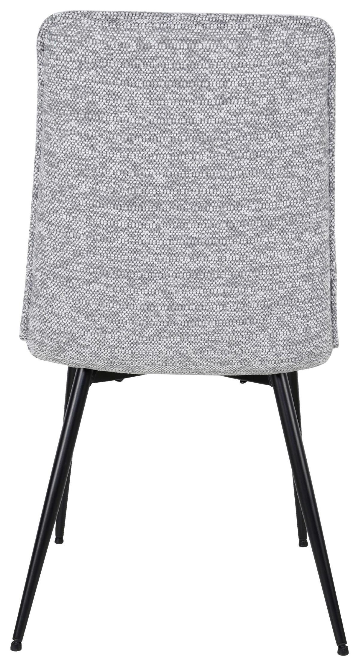 Scaun PERLA GIGA-S - negru/gri, Modern, lemn/metal (47/91/61cm)
