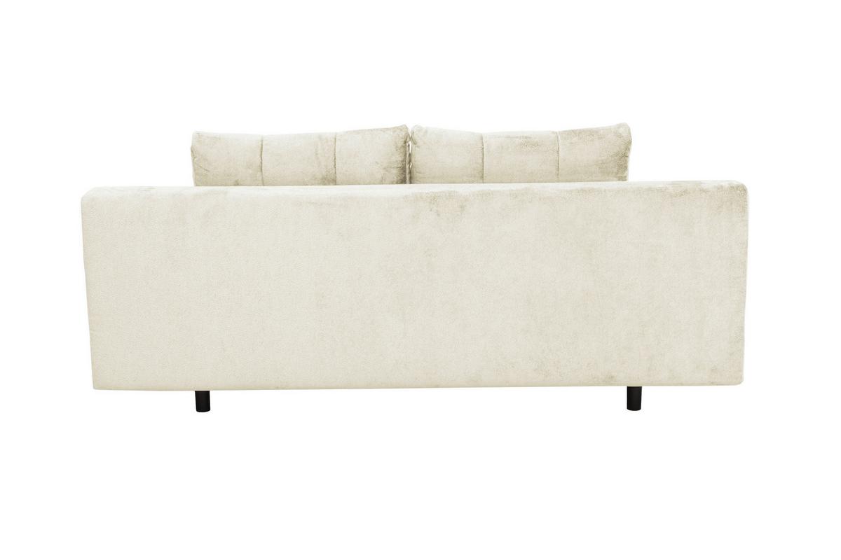 Canapea extensibila PERLA - crem, Konventionell, textil (203/94/96cm)