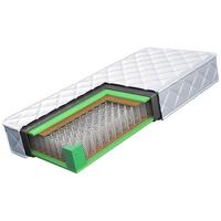 MATERAC Z RDZENIEM SPRĘŻYNOWYM CLASSIC - biały, Basics, tkanina (90/200cm) - Boxxx