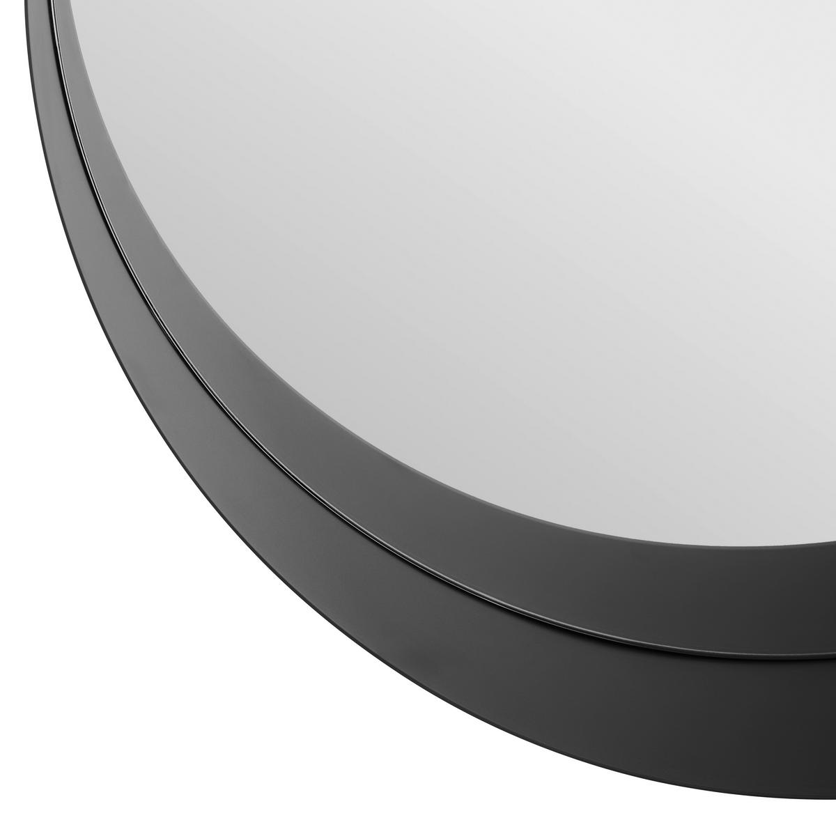 LUSTRO ŚCIENNE CAIPI - czarny, Trend, metal/szkło (30/30/6cm) - Landscape