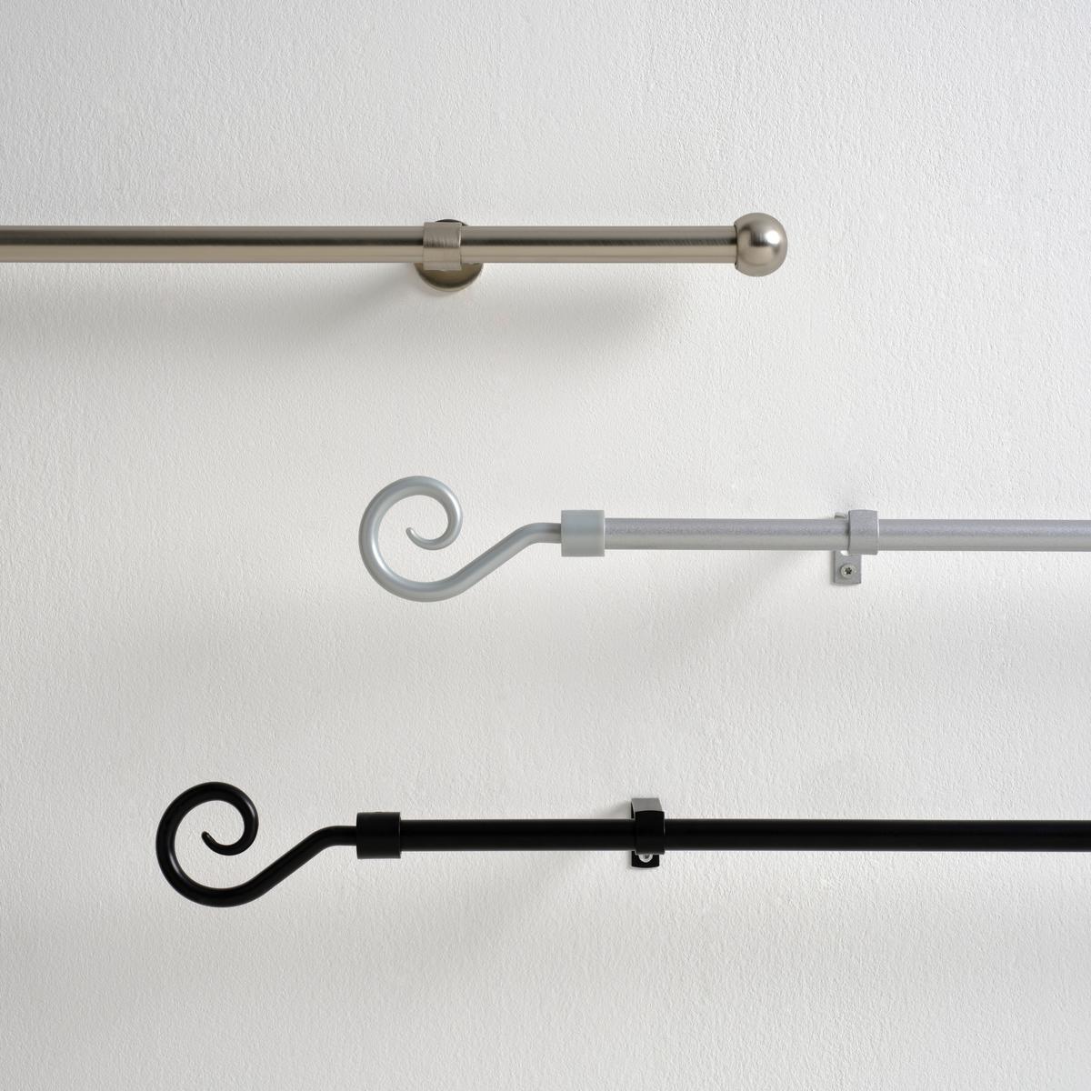 Karnisa Wand/decke -Jub-, 120-210 Cm - barve nerjavečega jekla, kovina (120-210cm) - Premium Living