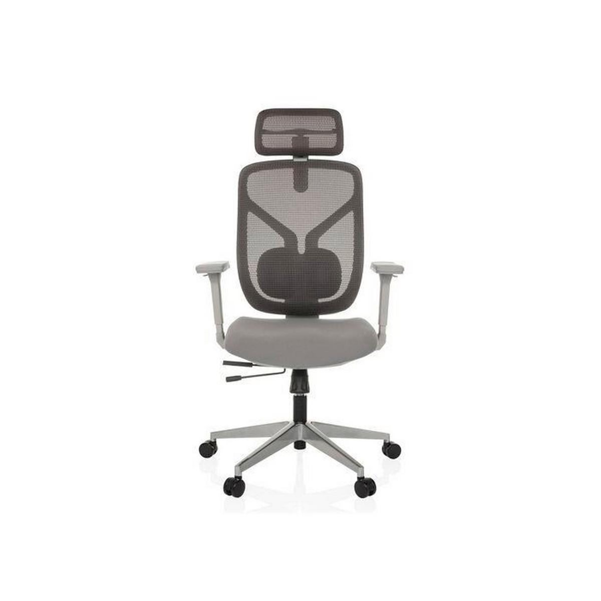 Pisarniški Stol Cassilis W, Siva - srebrne barve/siva, Moderno, kovina/umetna masa (71/123 - 146/65cm) - MID.YOU