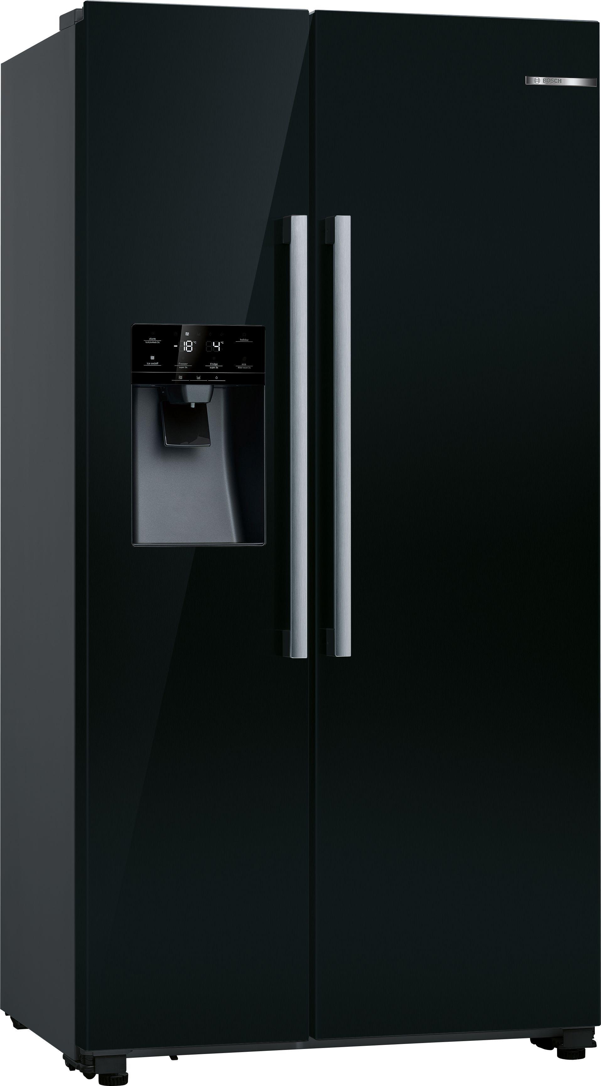 Side-by-Side KAD93ABEP - Schwarz, MODERN, Metall (90,8/178,7/70,7cm) - Bosch