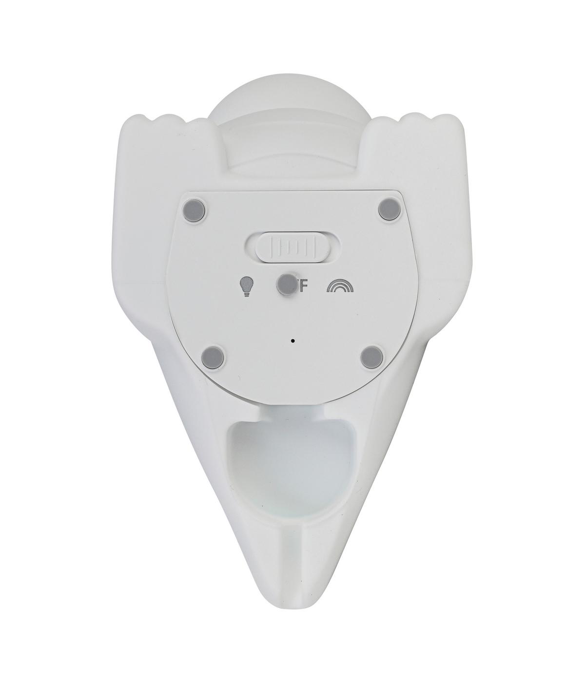 Nočna Lučka Dino - bela, Moderno, umetna masa (8,5/13,8/13,5cm) - Mömax