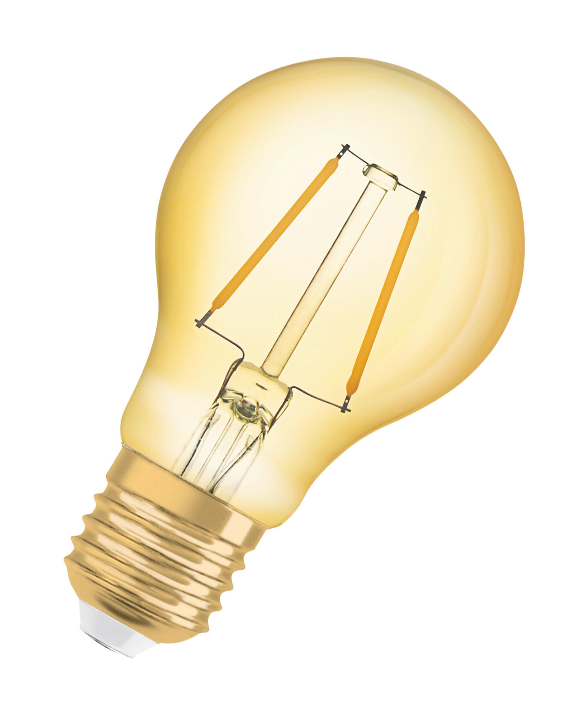 ŻARÓWKA LED VINTAGE1906® - kolor złoty, Basics, szkło (6/10,5cm) - Osram