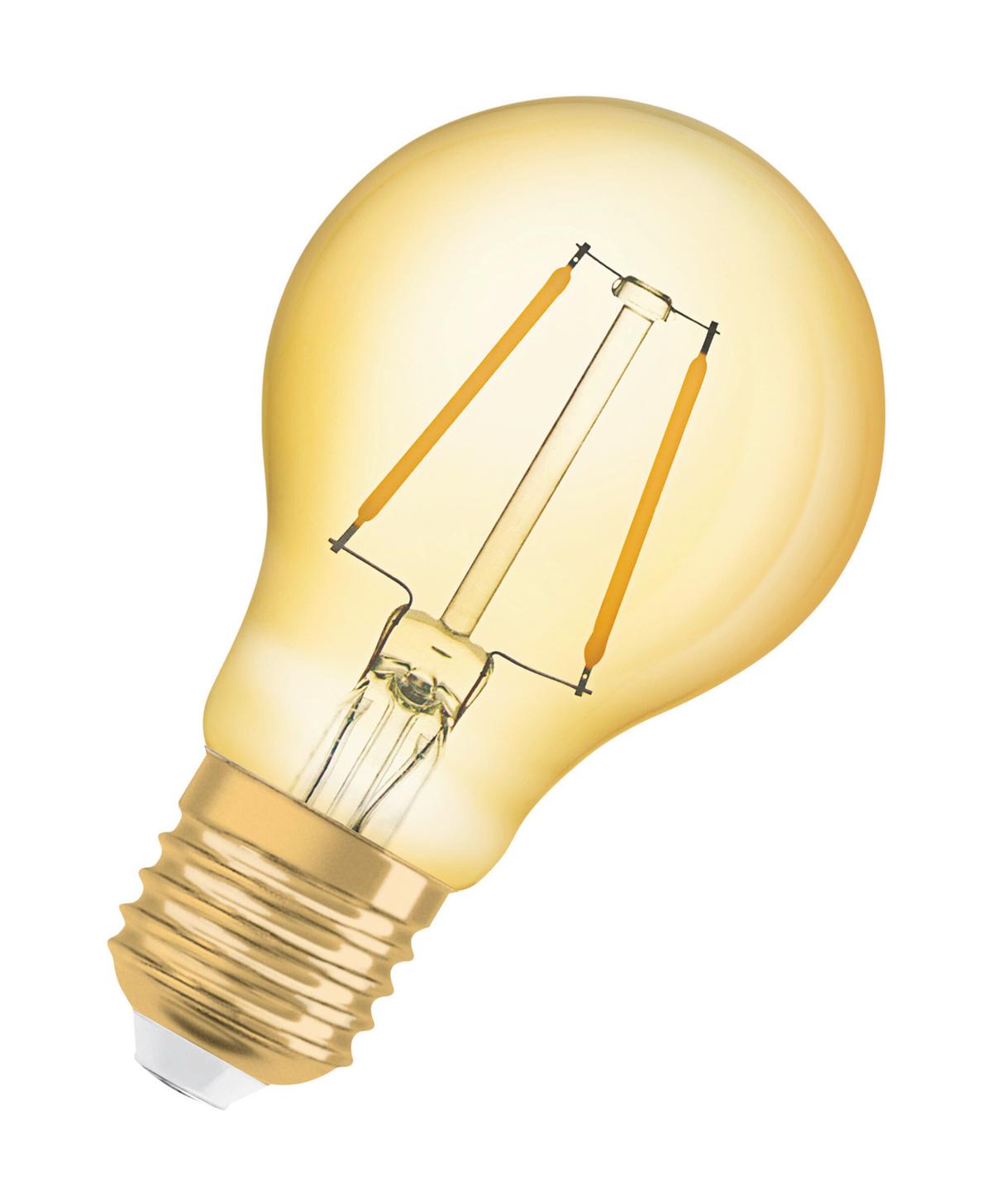 ŻARÓWKA LED VINTAGE1906® - kolor złoty, Basics, szkło (6/10,5cm) - Osram