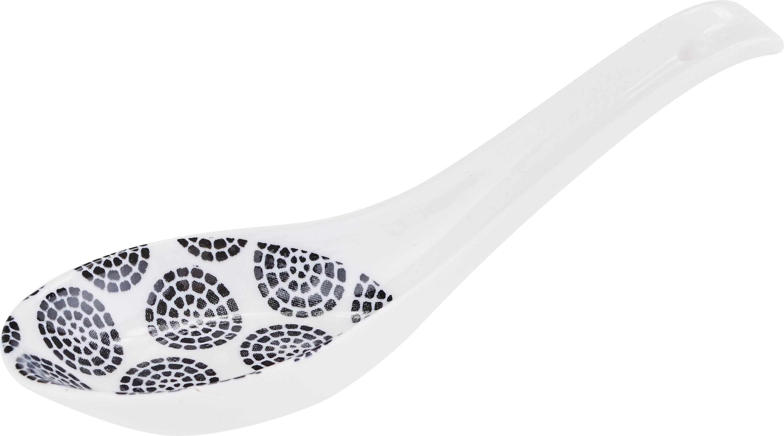 Löffel Shiva in verschiedenen Designs - Schwarz/Weiß, LIFESTYLE, Keramik (4,5/13,5cm) - Mömax modern living