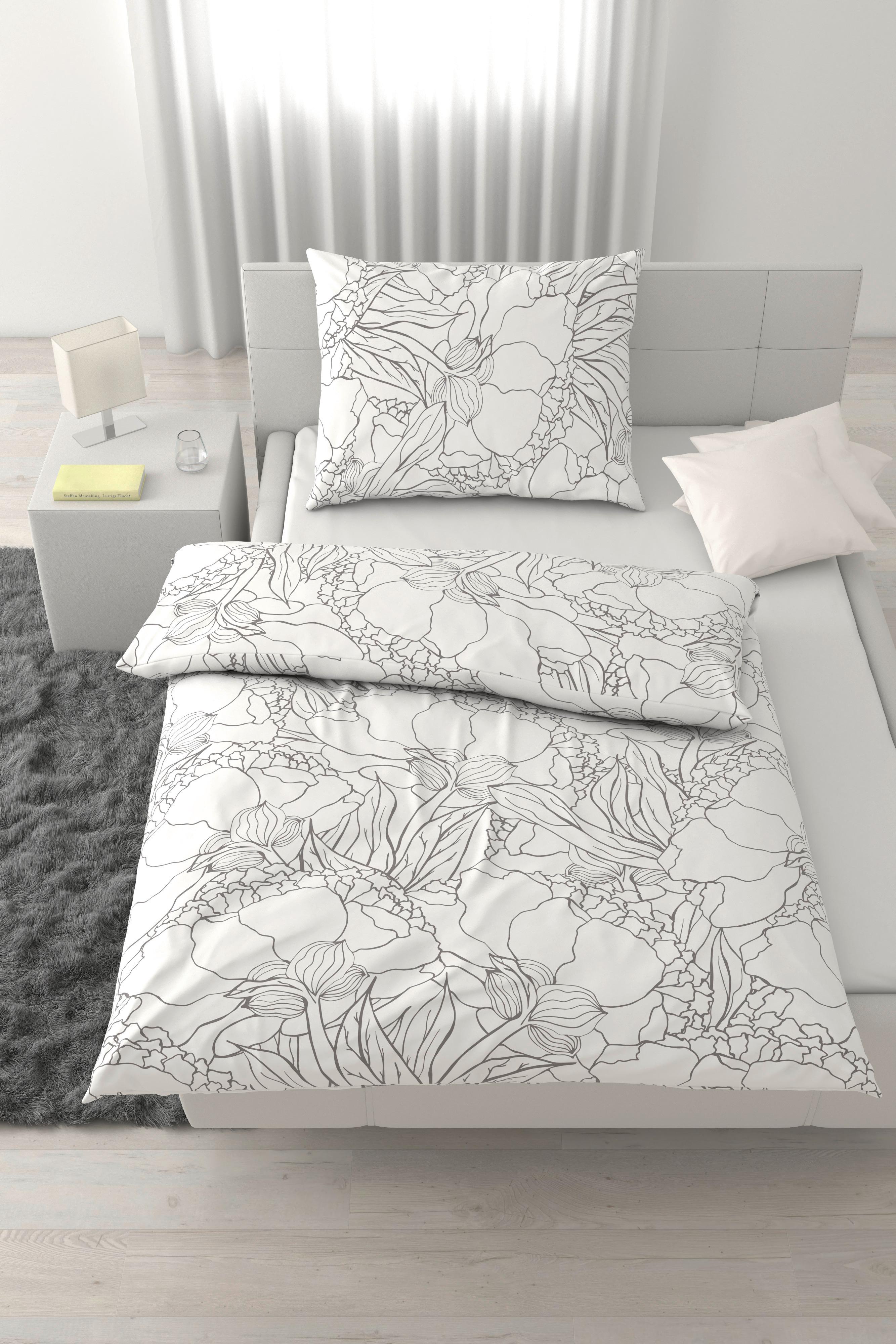 Lenjerie De Pat Emma Cca. 140x200/50x70cm - măsliniu, textil (140/200cm) - Mömax