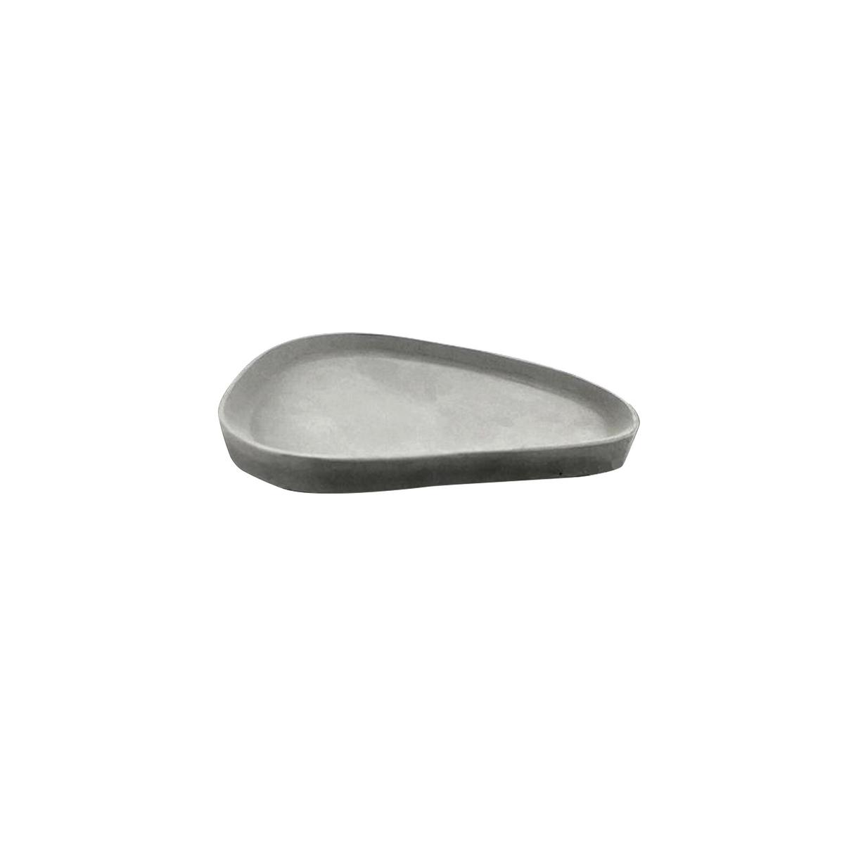 Dekoteller Elias in Grau - Grau, Modern, Stein (18/10cm) - Modern Living