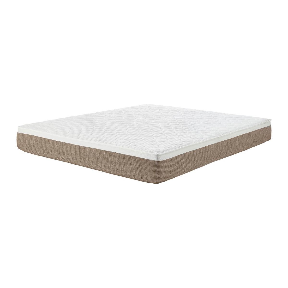 Matratze Megan H3 ca. 180x200cm - Beige/Weiß, KONVENTIONELL, Textil (180/200cm) - Premium Living