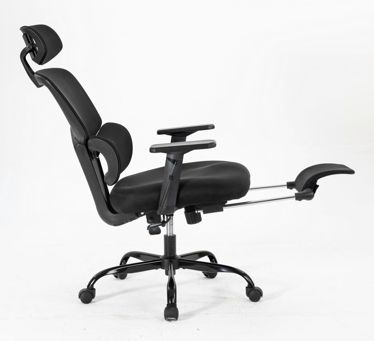 KRZESŁO OBROTOWE PARMA - czarny, Modern, tworzywo sztuczne/metal (65/115-123/68cm) - Livetastic