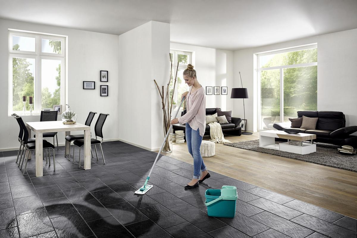 Felmosószett Leifheit Combi Clean M - türkiz/zöld, Basics, műanyag/fém - Leifheit
