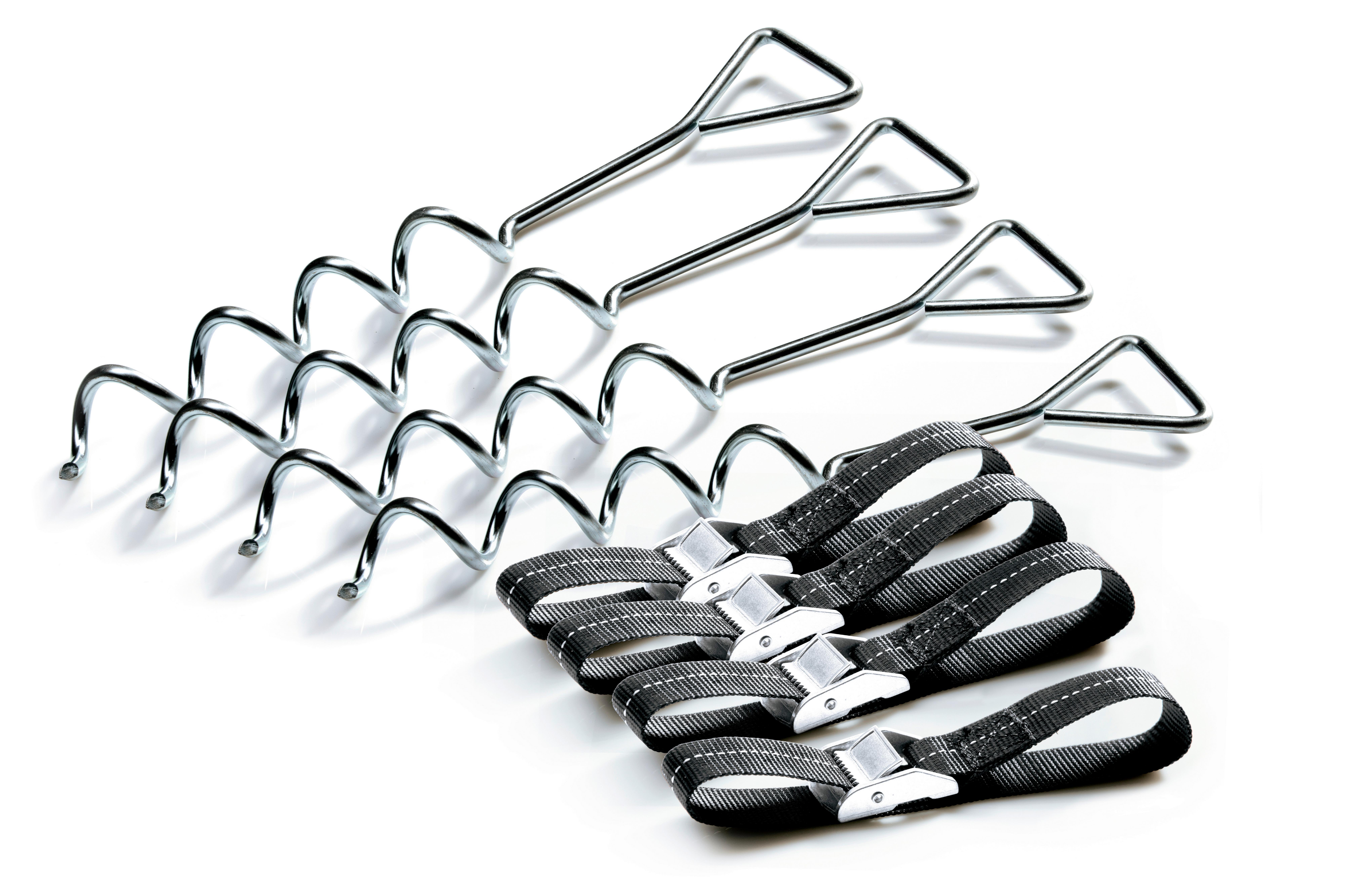 TRAMPOLINA 5055 *MB* - kolor srebrny/czarny, Konventionell, metal (43cm)