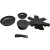 GRYT- OCH KASTRULLSET SPACE - svart, Klassisk, metall/plast (18,20,26cm) - Mömax