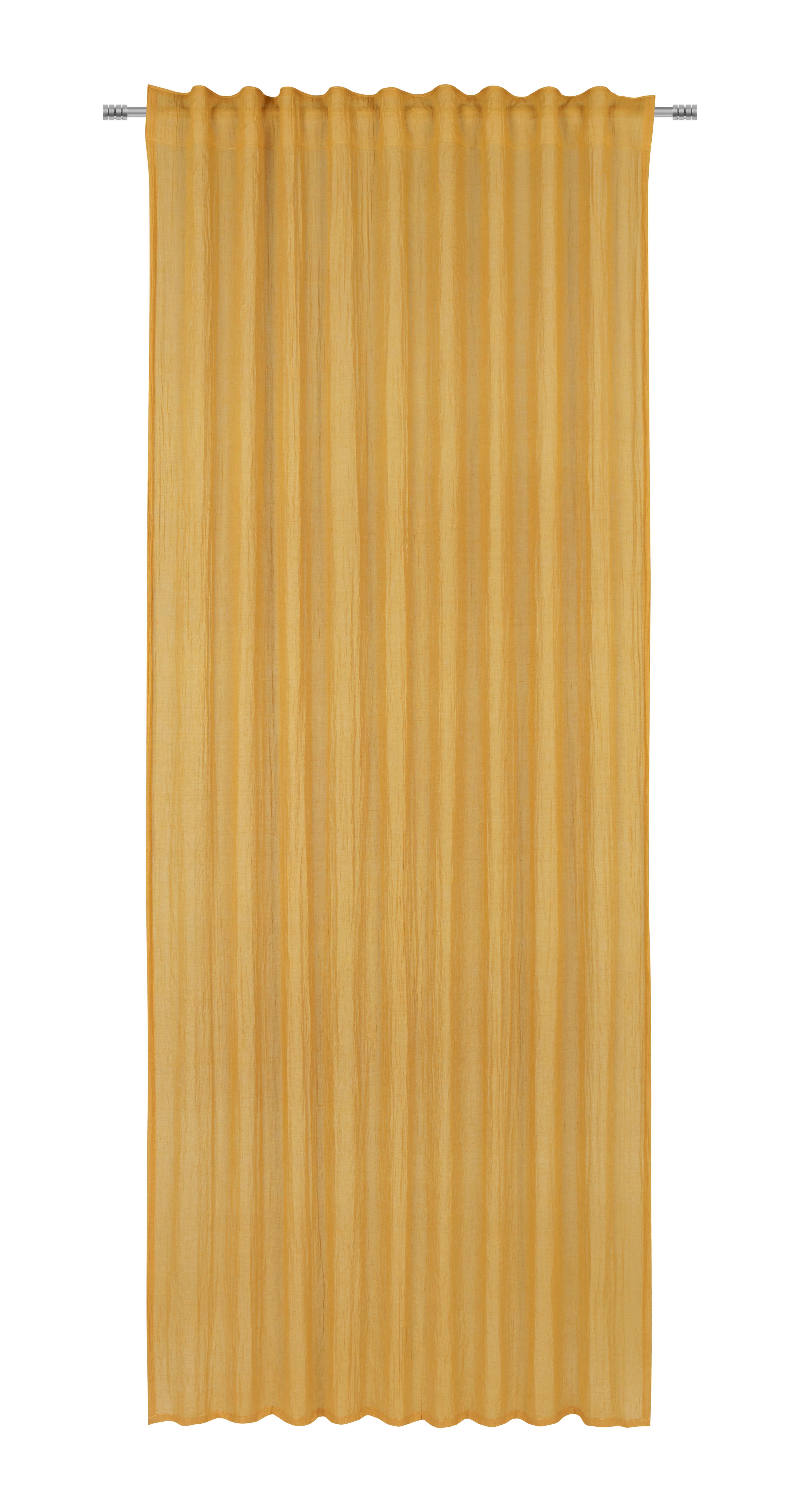 Perdea confecționată Ramona - galben, Modern, textil (135/245cm) - Modern Living