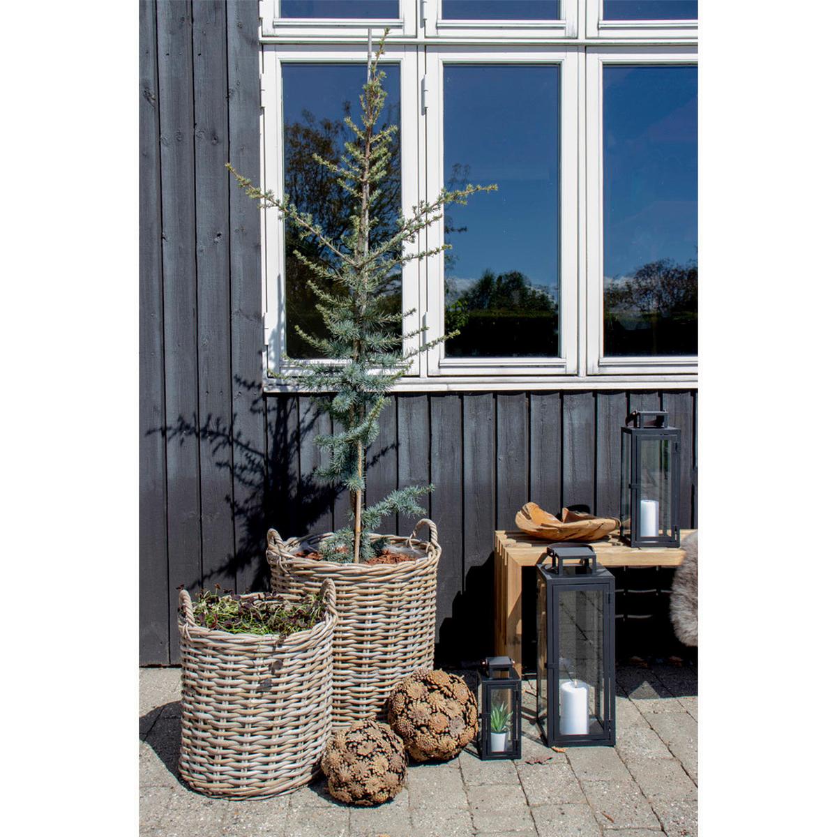 Korbset Braun, 2-teilig - Braun, Basics, Holz