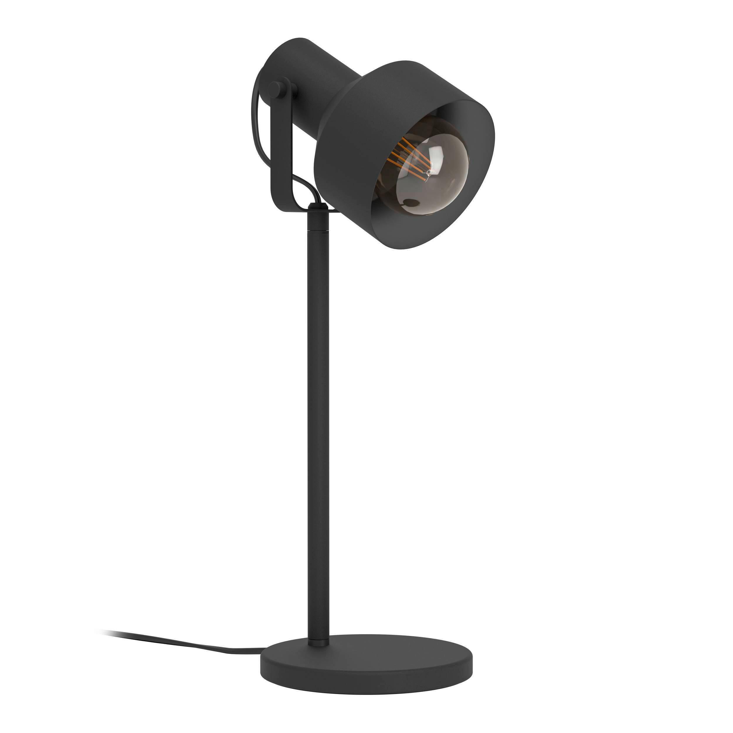 Tischleuchte 99554* Casibare - Schwarz, Design, Metall (16/12/49cm) - Eglo