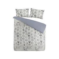 Bettwäscheset Aventura 125-Gb Grau 200x200 - Grau, Basics, Textil (200/200cm) - Kayoom