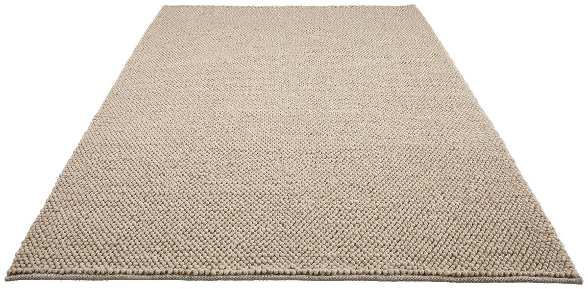DYWAN TKANY RĘCZNIE LOOP - kremowy, Natur, tkanina (160/230cm) - Linea Natura