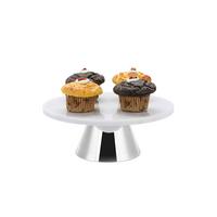Krožnik Za Torto Cake, Srebrna - srebrne barve, Basics, kamen/kovina (30cm) - Echtwerk