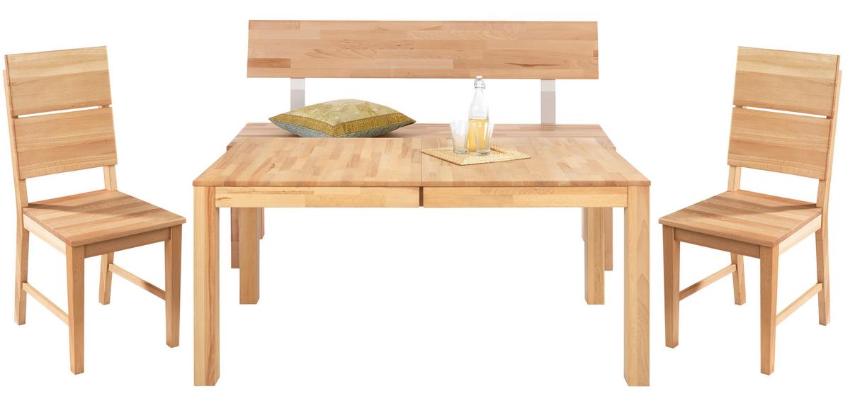 ŁAWKA ARON 140 - kolor bukowy/buk twardzielowy, Konventionell, drewno (140/83/53cm) - Carryhome
