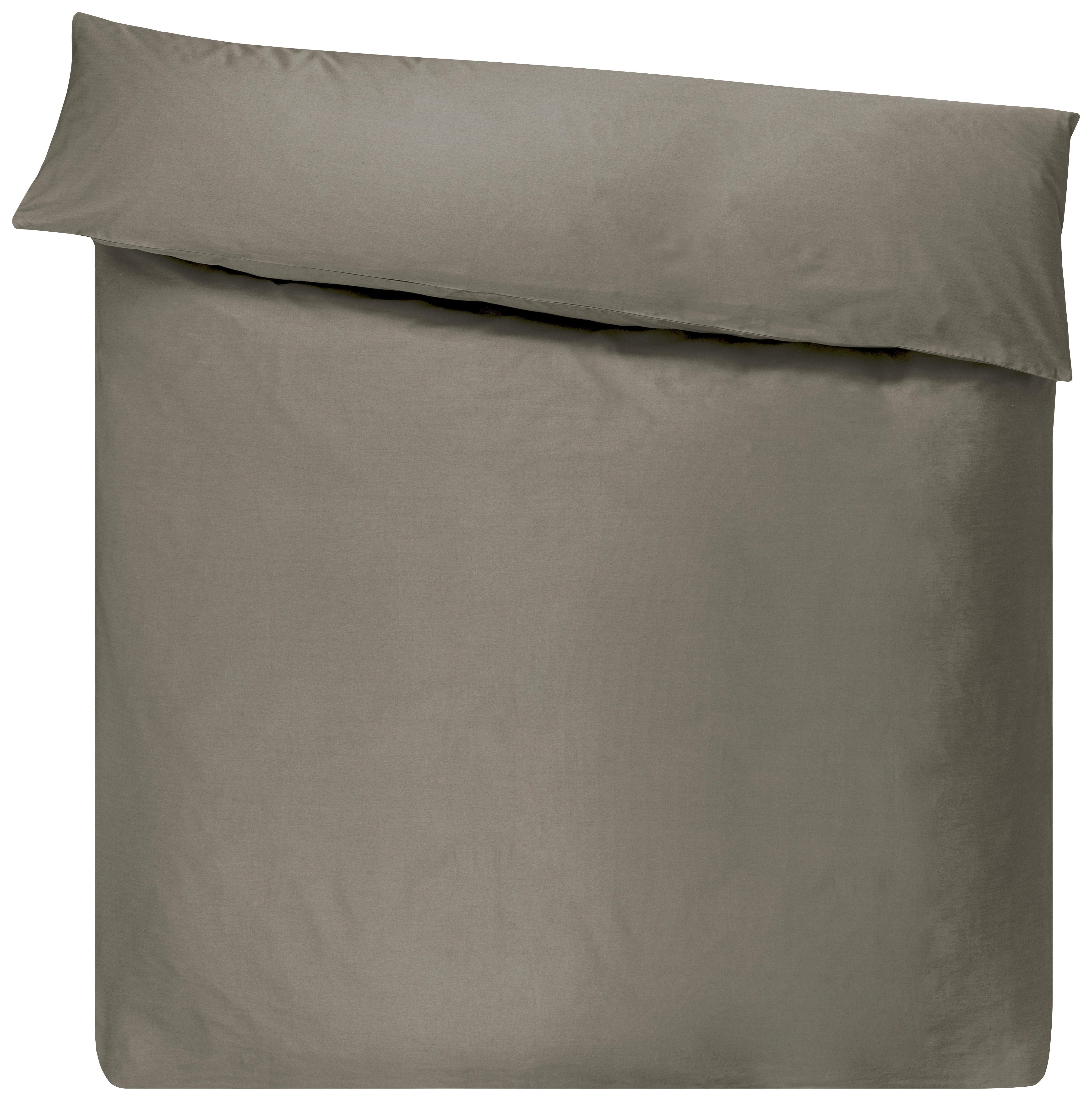 DUVETBEZUG LINA - Anthrazit, Textil (200/210cm)