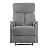 RELAXFÅTÖLJ JOHNSY - svart/antracit, Modern, metall/textil (75/106/91cm) - Mömax