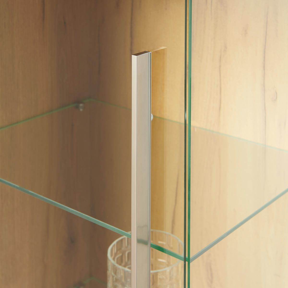 Vitrină suspendată LIMIT - Modern, sticlă/material pe bază de lemn (53/125/35cm) - Modern Living