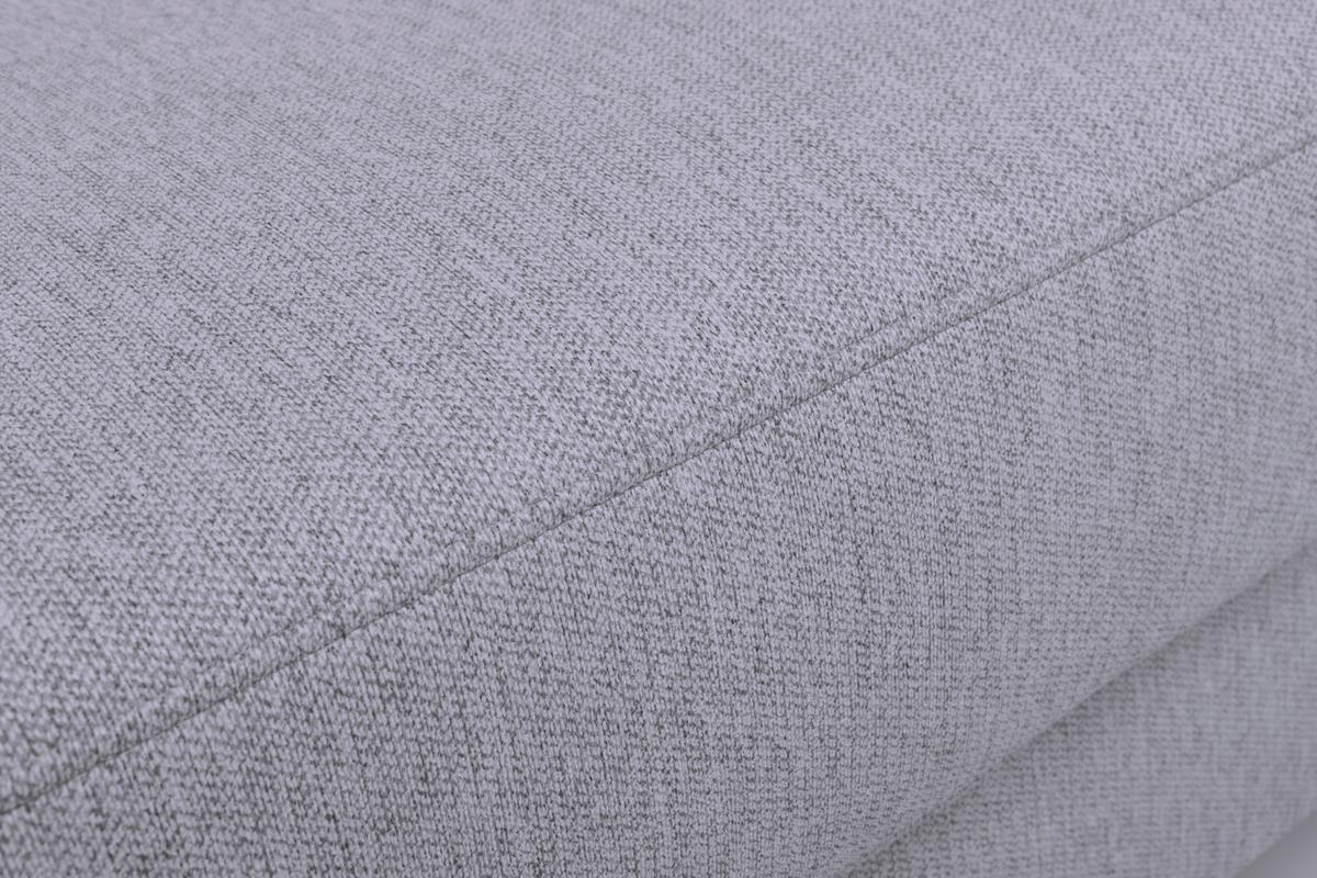 NORET Canapea extensibila - gri deschis, Konventionell, textil (222/93/99cm) - Modern Living