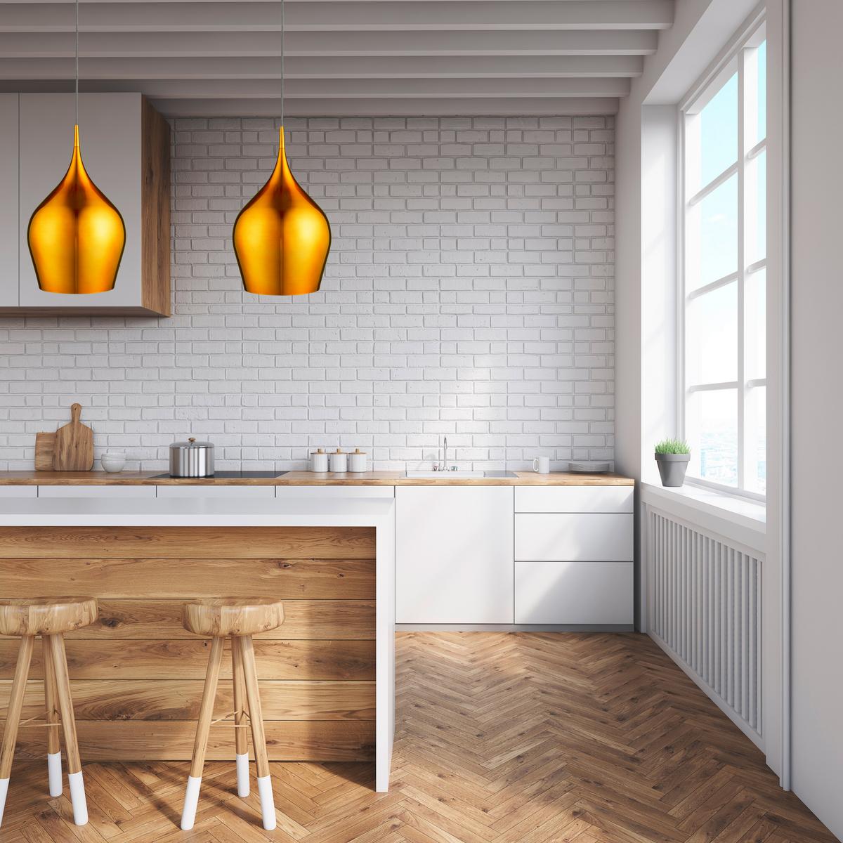 Függeszték Vibrant 6461-26go - aranyszínű, Design, fém (26/160cm)