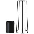 Pflanztopf Bila Schwarz 18x45 cm - Schwarz, Metall (18/45cm) Pflanztopf Bila Schwarz 18x45 cm - Schwarz, Metall (18/45cm)