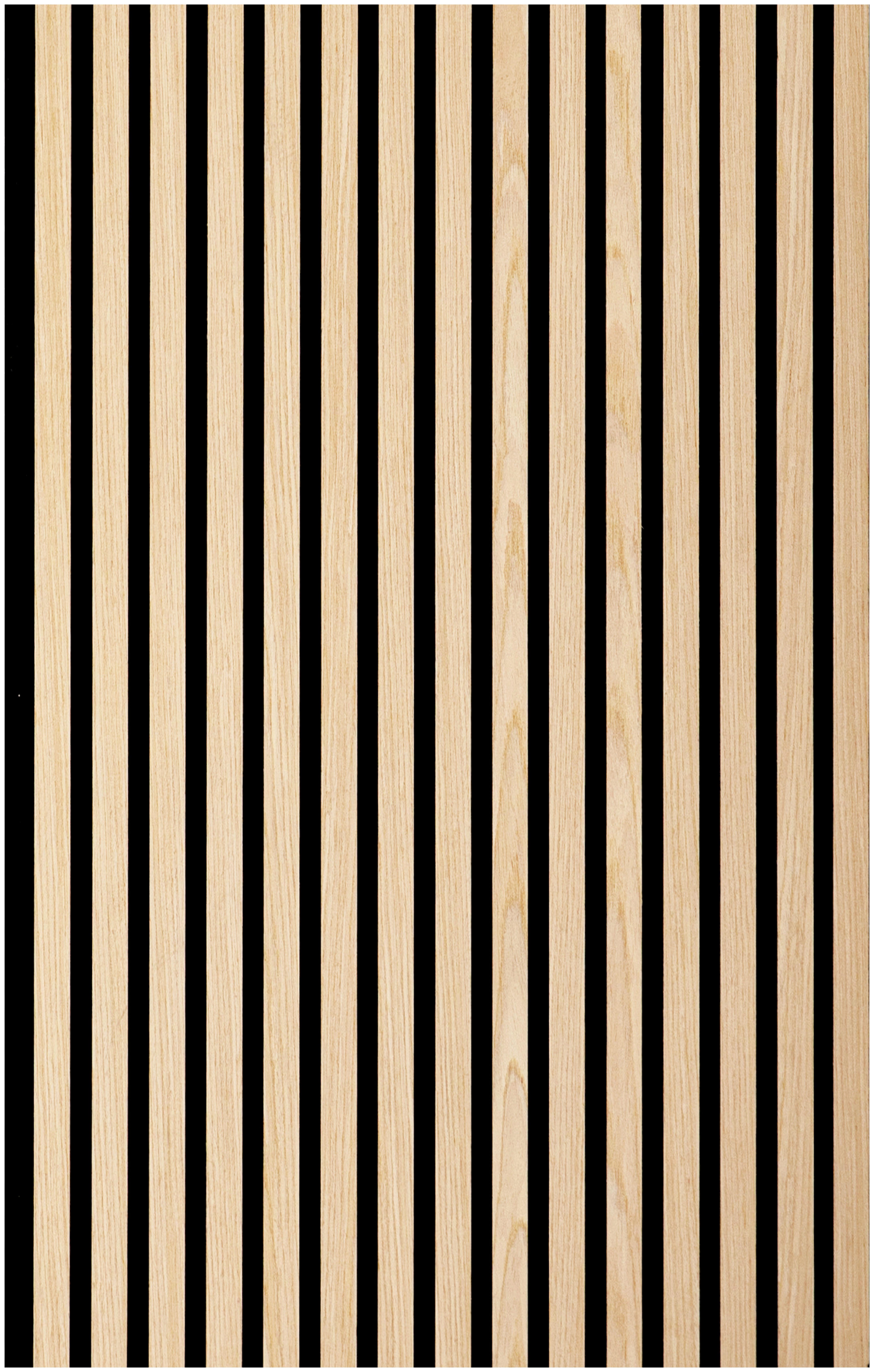 PANEL AKUSTYCZNY EICHE NATUR - kolor dębowy/dąb bianco, Konventionell, materiał drewnopochodny/tworzywo sztuczne (56/120cm) - Novel