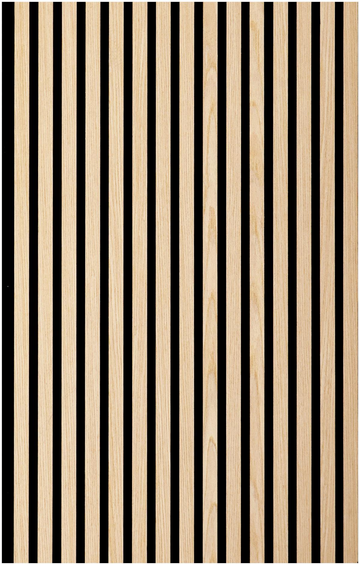 PANEL AKUSTYCZNY EICHE NATUR - kolor dębowy/dąb bianco, Konventionell, materiał drewnopochodny/tworzywo sztuczne (56/120cm) - Novel