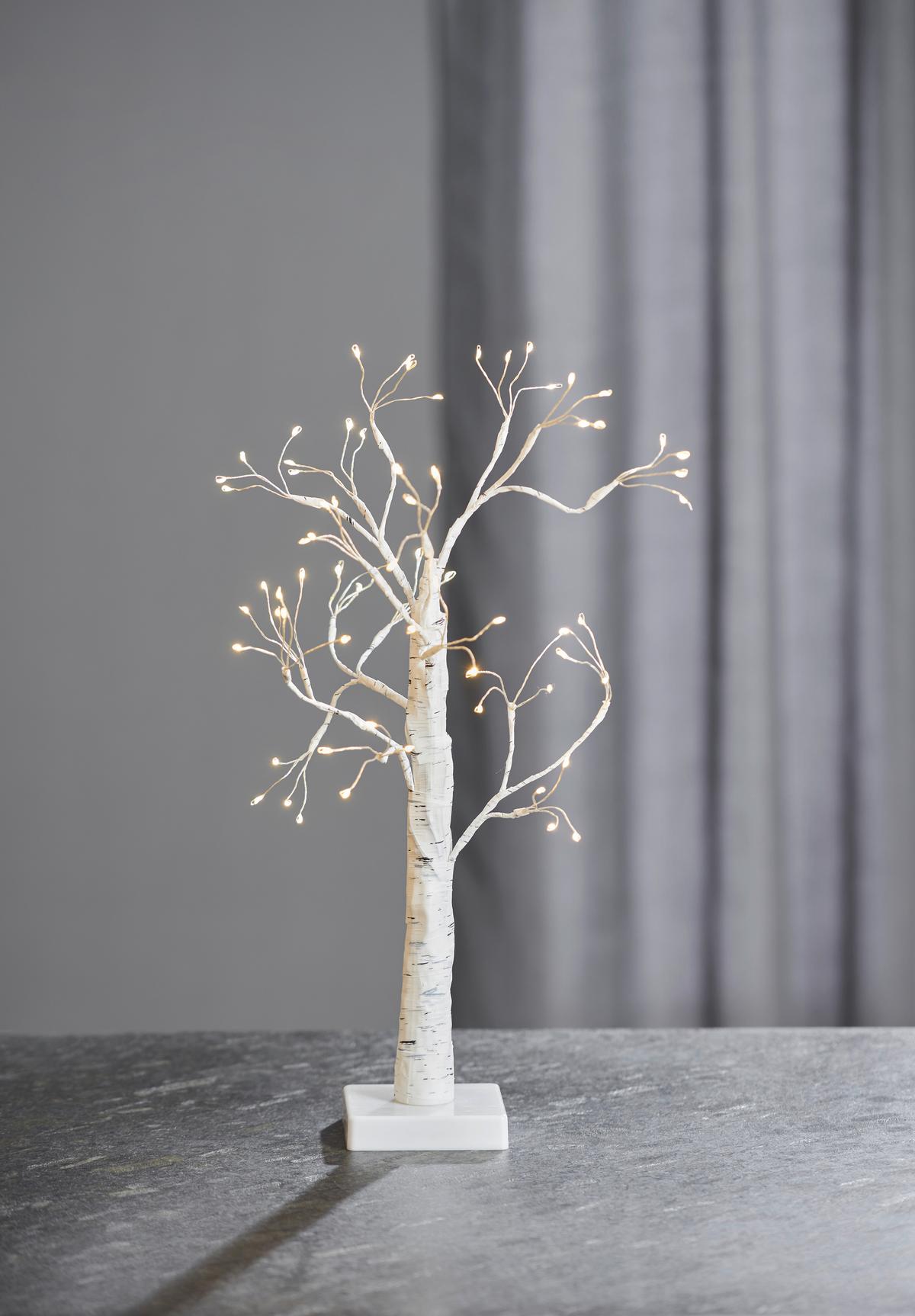 LED-Dekoleuchte Zimo in Weiss max. 1 Watt - Weiss, Modern, Kunststoff (50cm) - Premium Living