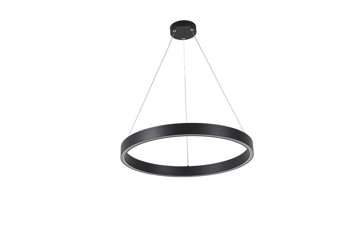 Led-hängeleuchte Lp-03371p Sbk Midway - Schwarz, Design, Metall (126/60/60cm)