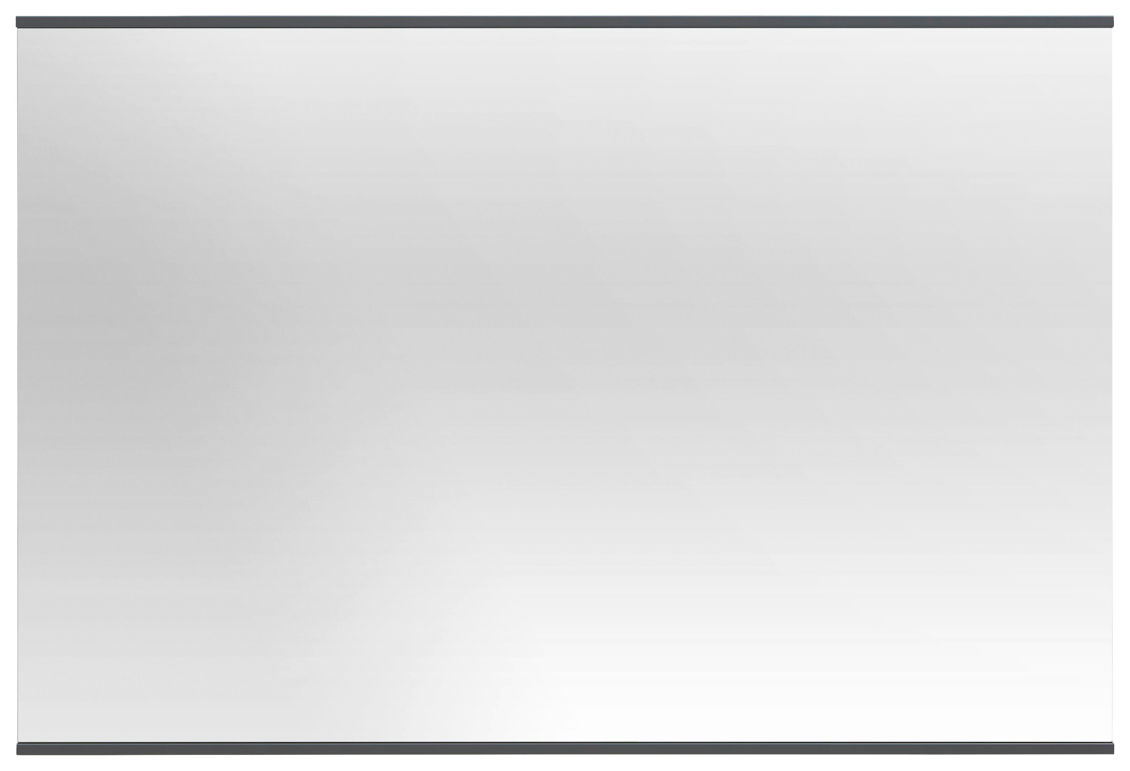 LUSTRO ŚCIENNE SORRENT - szary, Design, drewno/szkło (118/80/2cm) - Dieter Knoll