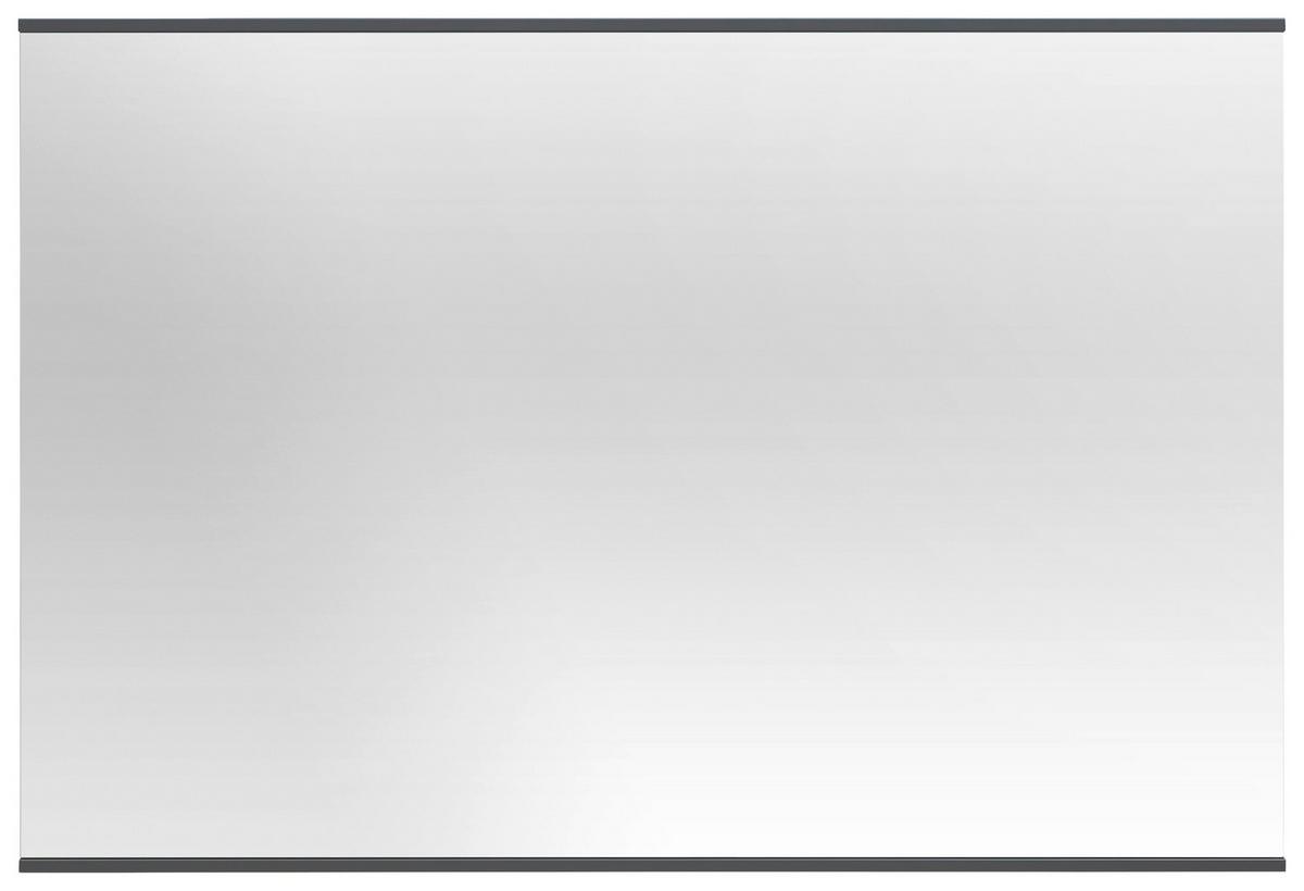 LUSTRO ŚCIENNE SORRENT - szary, Design, drewno/szkło (118/80/2cm) - Dieter Knoll