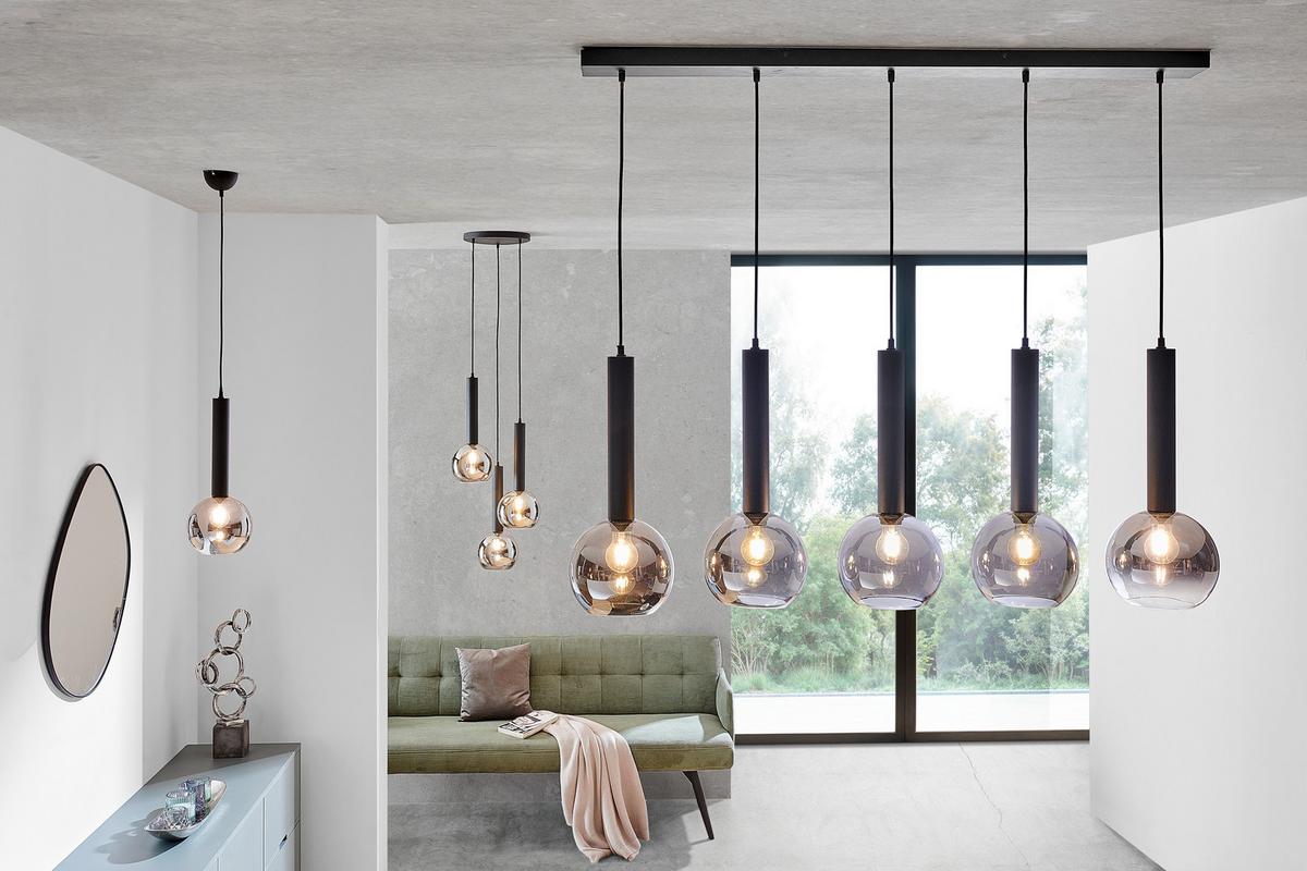 LAMPA WISZĄCA X30111032 HELSINGBORG - czarny, Design, metal (20/150cm) - Dieter Knoll