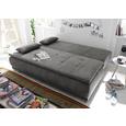 Sofa mit Schlaffunktion in Grau 'Luigi LUX.3DL' - Silberfarben/Grau, MODERN, Holzwerkstoff/Kunststoff (208/93/105cm) - Livetastic Sofa mit Schlaffunktion in Grau 'Luigi LUX.3DL' - Silberfarben/Grau, MODERN, Holzwerkstoff/Kunststoff (208/93/105cm) - Livetastic
