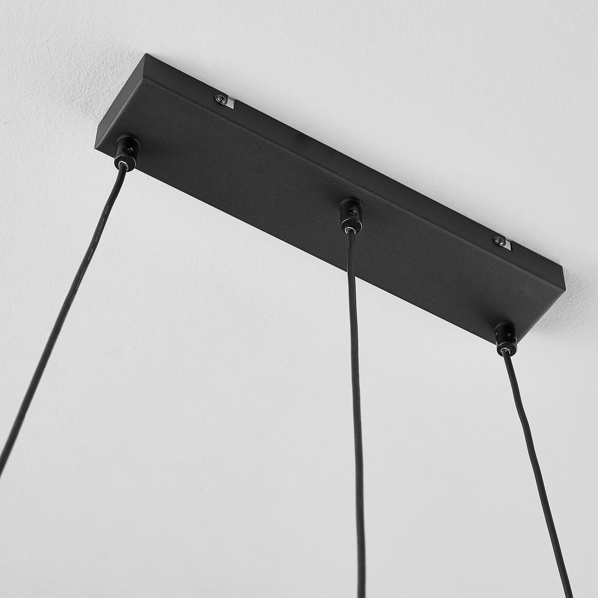 Hängeleuchte Pendel Cross in Schwarz/Bronze max. 28 Watt - Schwarz/Bronzefarben, LIFESTYLE, Metall (91/45/150cm) - Trio Leuchten